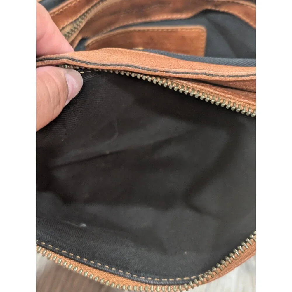 Officine Creative Brown Leather Crossbody Flap Messenger Handmade Italy Satchel
